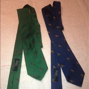 Ralph Lauren Polo Ties (Pair)